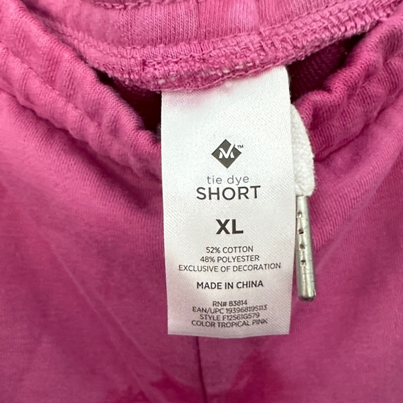 NWOT Pink Tie-Dye Sweatshirt and Shorts Set - Picture 3 of 5